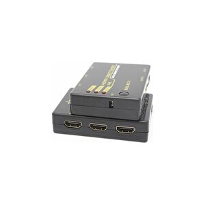 Hdmi Switch 3 Port Çoklayıcı Kumandalı 4k Ultra Hd Destekli