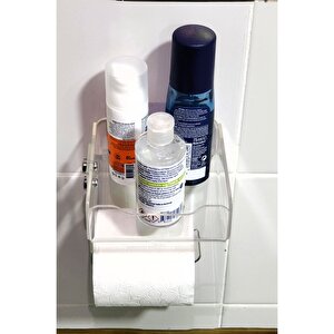 Yapışkanlı Pleksi Tuvalet Kağıtlığı | Wc Kağıtlık Ve Tuvalet Kağıdı Askısı