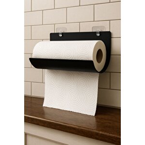 Yapışkanlı Siyah Kağıt Havluluk Ve Peçetelik – Banyo & Mutfak Düzenleyici