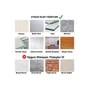 Yapışkanlı 2'li Banyo Rafı - Şampuanlık & Sabun Organizer Set