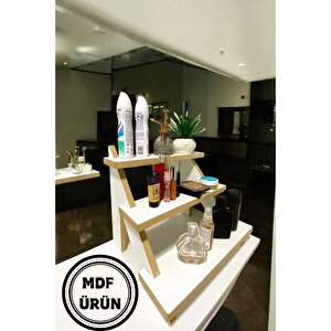 Masa Düzenleyici Tezgah Üstü Organizer Banyo Rafı Üç Raflı Organizer Banyo - Mutfak Organizer