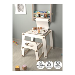 Montessori Çocuk Oyun Ve Aktivite Masası Ve Sandalye
