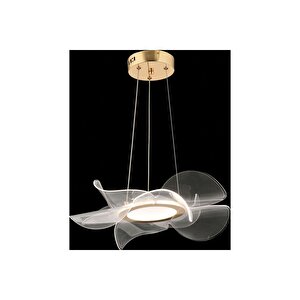 Modern Wind Rose Led Sarkıt Avize Gold Gövde Gün Işığı