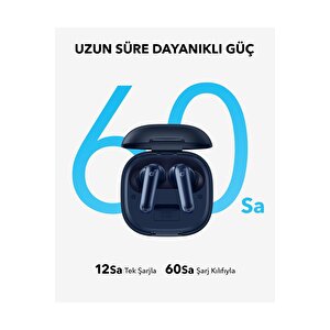 Anker Soundcore P40i Kulak İçi Bluetooth Kulaklık - 60 Saat Çalma Süresi - Ipx5 - Ios Ve Android Uyumlu - Beyaz - A3955
