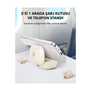 Anker Soundcore P40i Kulak İçi Bluetooth Kulaklık - 60 Saat Çalma Süresi - Ipx5 - Ios Ve Android Uyumlu - Beyaz - A3955