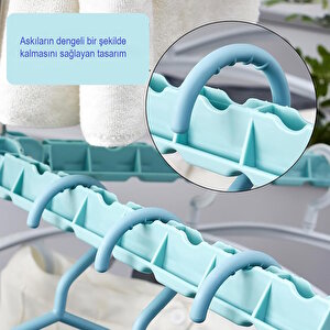 Katlanabilir 2 Katlı 8 Kanatlı Çamaşır Kurutmalık