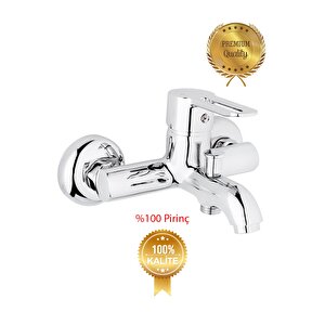 Kare Limra Serisi Mix Banyo Bataryası Musluğu Krom
