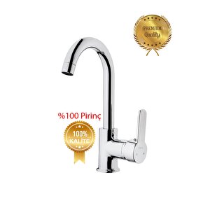 Kare Delta Mix Lavabo Bataryası (kısa Borulu)