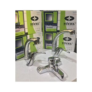 Yücel Gold Serisi 3'lü Set (banyo-lavabo-evye)
