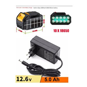 Şarjlı Matkap Için Şarj Adaptörü 12 Volt 14v 18v 20v 48v 58v Li-on Pil Şarj 5.0 Mh Üniversal
