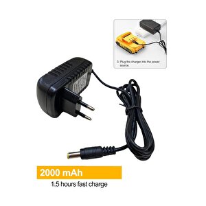 Şarjlı Matkap Için Şarj Adaptörü 24v 20v 18v 16.8v 14v Ve 12 Volt Li-on Pil Şarj Üniversal