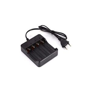 Li-ion 18650 Tip Pil 3.7v Pil Şarj Aleti 4'lü Dolum Cihazı ( Kalem Veya Ince Pil Şarj Etmez) (mab)