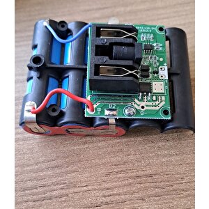Şarjlı Batarya Grubu 3lü 18650 Li-ion Pil 12v 2000 Mah Pcbli Şarj Bms Devreli Pil Seti Okul Proje