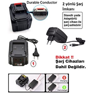 Şarlı Makine Bataryası 5 Pil Şarjlı Matkap Yedek Batarya Üniversal Pil Grubu Yedek Akü Üniversal