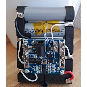 Şarjlı Batarya Grubu 5 Li 18650 Li-ion Pil 18v 2000 Mah Pcbli Şarj Bms Devreli Pil Seti Okul Proje