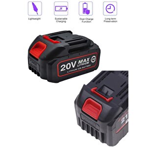 Araç Yıkama Makinesi Yüksek Kapasite Yedek Pil  Tüm Şarjlı Matkap Akülü Modellere Uyumlu Yedek Batarya 10 Pili  5.0 Mah