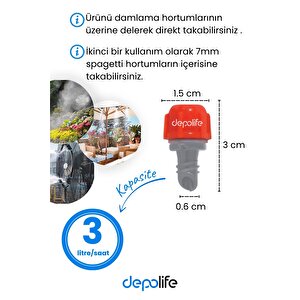 Sisleme Misting Buharlama Serinletme Nozulu Sera Nemlendirme Spreyi Kafa Sulama Ekipmanları Mist