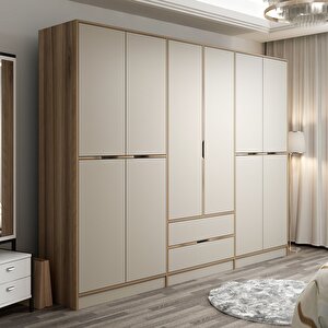 Elina 6 Kapaklı Dolap Dore Kumtaşı