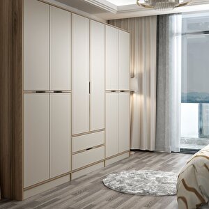 Elina 6 Kapaklı Dolap Dore Kumtaşı