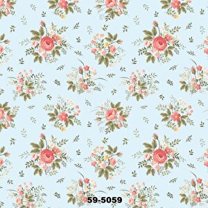 Çiçekli Duvar Kağıdı 59 5059