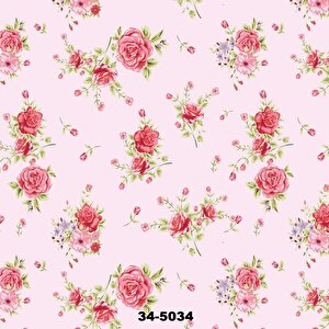 Çiçek Desenli Duvar Kağıdı 34 5034