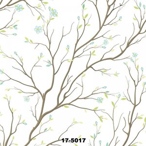 Çiçekli Duvar Kağıdı 17 5017