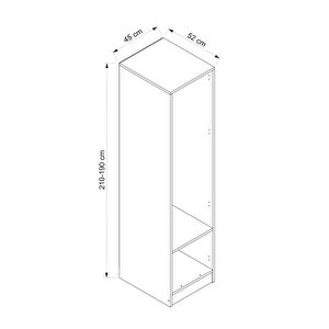 M4001-kale 1 Gövde Askılı Antr 210cm