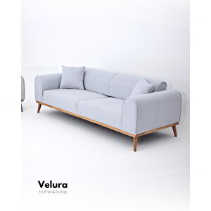Valo Oturma Grubu & Koltuk Takımı (3+3+1+1) - Gri
