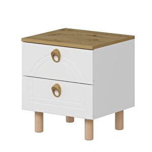 Lotus Komodin 2 Çek-artisan-beyaz