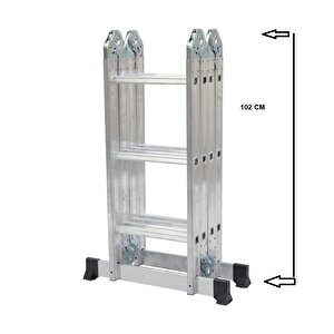 Madeni Eşya 1.6 Mm Katlanır Çok Amaçlı Merdiven 3,50 Mt