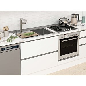 Alvinka 400x240 Cm High Gloss Mutfak Dolabı Beyaz Beyaz Mbb-e80b60s60-3 Beyaz