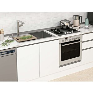 Alvinka 320x210 Cm High Gloss Mdf Mutfak Dolabı Beyaz Beyaz M-e90s50s60-1 Beyaz