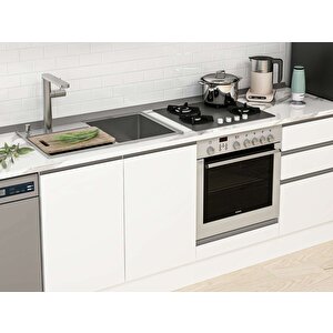 Alvinka 290x210 Cm High Gloss Mdf Mutfak Dolabı Beyaz Beyaz M-e80s40s50-3 Beyaz