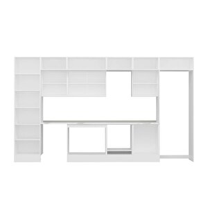 Alvinka 400x240 Cm High Gloss Mutfak Dolabı Beyaz Antrasıt Mbb-e80b60s60-2