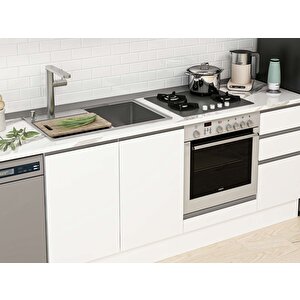 Alvinka 285x210 Cm High Gloss Mdf Mutfak Dolabı Beyaz Beyaz M-e80s45s40-2 Beyaz