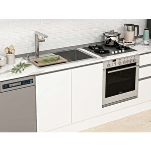 Alvinka 320x210 Cm High Gloss Mutfak Dolabı Beyaz Beyaz M-e80s60s60-1 Beyaz