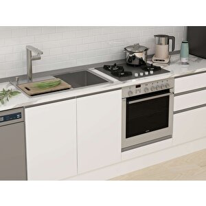 Alvinka 310x210 Cm High Gloss Mutfak Dolabı Beyaz Beyaz M-e90s40s60-1 Beyaz
