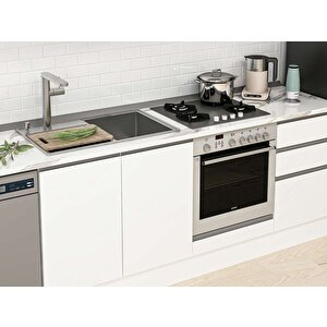 290x210 Cm High Gloss Mdf Mutfak Dolabı Beyaz Beyaz M-e80s40s50-1 Beyaz