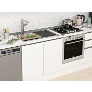 Alvinka 330x210 Cm High Gloss Mutfak Dolabı Beyaz Beyaz M-e90s60s60-2 Beyaz