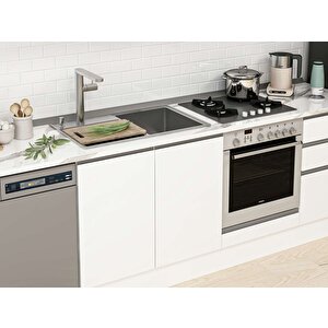 Alvinka 320x210 Cm High Gloss Mdf Mutfak Dolabı Beyaz Beyaz M-e90s60s50-1 Beyaz