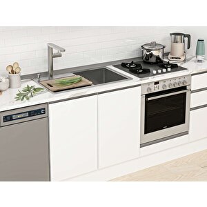 Alvinka 390x222 Cm High Gloss Mutfak Dolabı Beyaz Beyaz Mb-e90s60s40-3 Beyaz