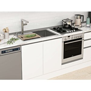 Alvinka 330x210 Cm High Gloss Mutfak Dolabı Beyaz Beyaz M-e90s60s60-3 Beyaz