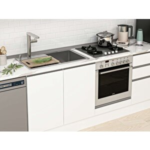 Alvinka 310x210 Cm High Gloss Mutfak Dolabı Beyaz Beyaz Mb-e90b50s50-2 Beyaz