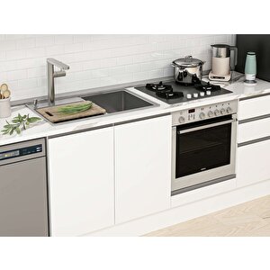 Alvinka 300x210 Cm High Gloss Mutfak Dolabı Beyaz Beyaz Mb-e90b50s40-3 Beyaz