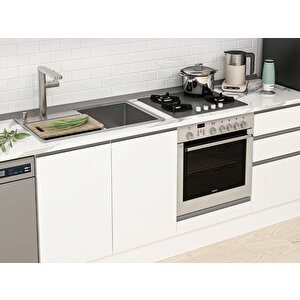 Alvinka 290x210 Cm High Gloss Mutfak Dolabı Beyaz Beyaz Mb-e80b40s50-1 Beyaz