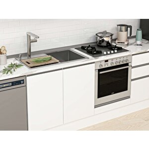 Alvinka 320x210 Cm High Gloss Mutfak Dolabı Beyaz Beyaz M-e90s50s60-3 Beyaz