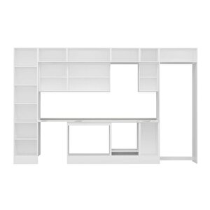 Alvinka 380x240 Cm High Gloss Mutfak Dolabı Beyaz Antrasıt Mbb-e90b50s40-3