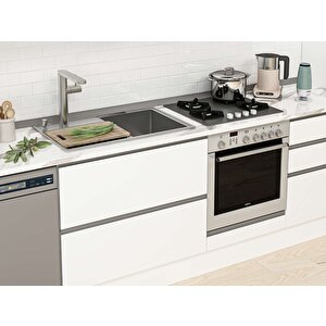 Alvinka 400x240 Cm High Gloss Mdf Mutfak Dolabı Beyaz Beyaz Mbb-e90b50s60-3 Beyaz