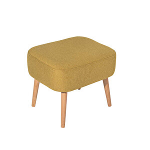 Sirius Dekoratif Puf - Sarı 50x42x43 Cm