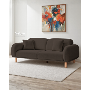 Lara Koltuk Takımı & Oturma Grubu - Koyu Ceviz (3+1)